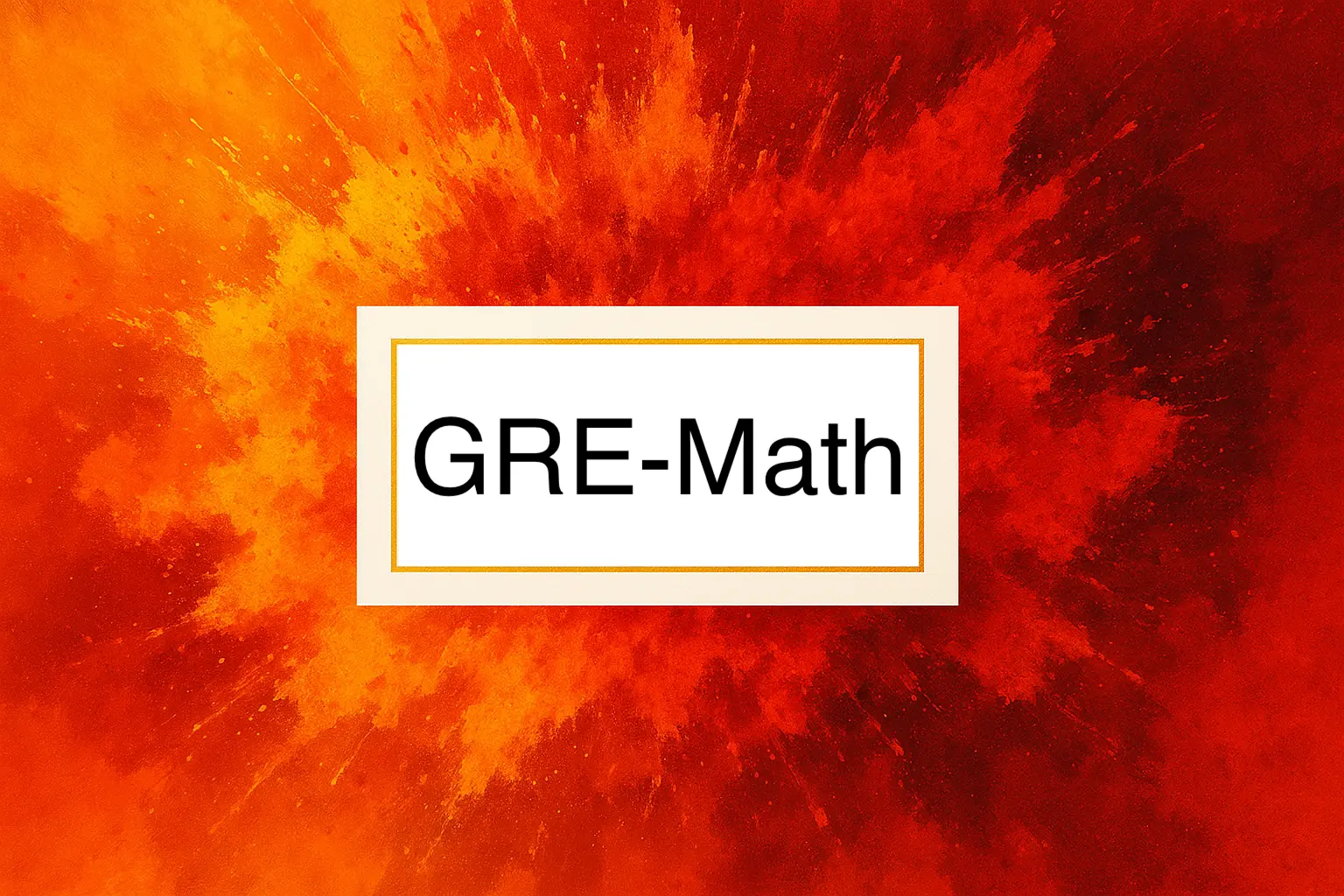 GRE Math Test visual representation
